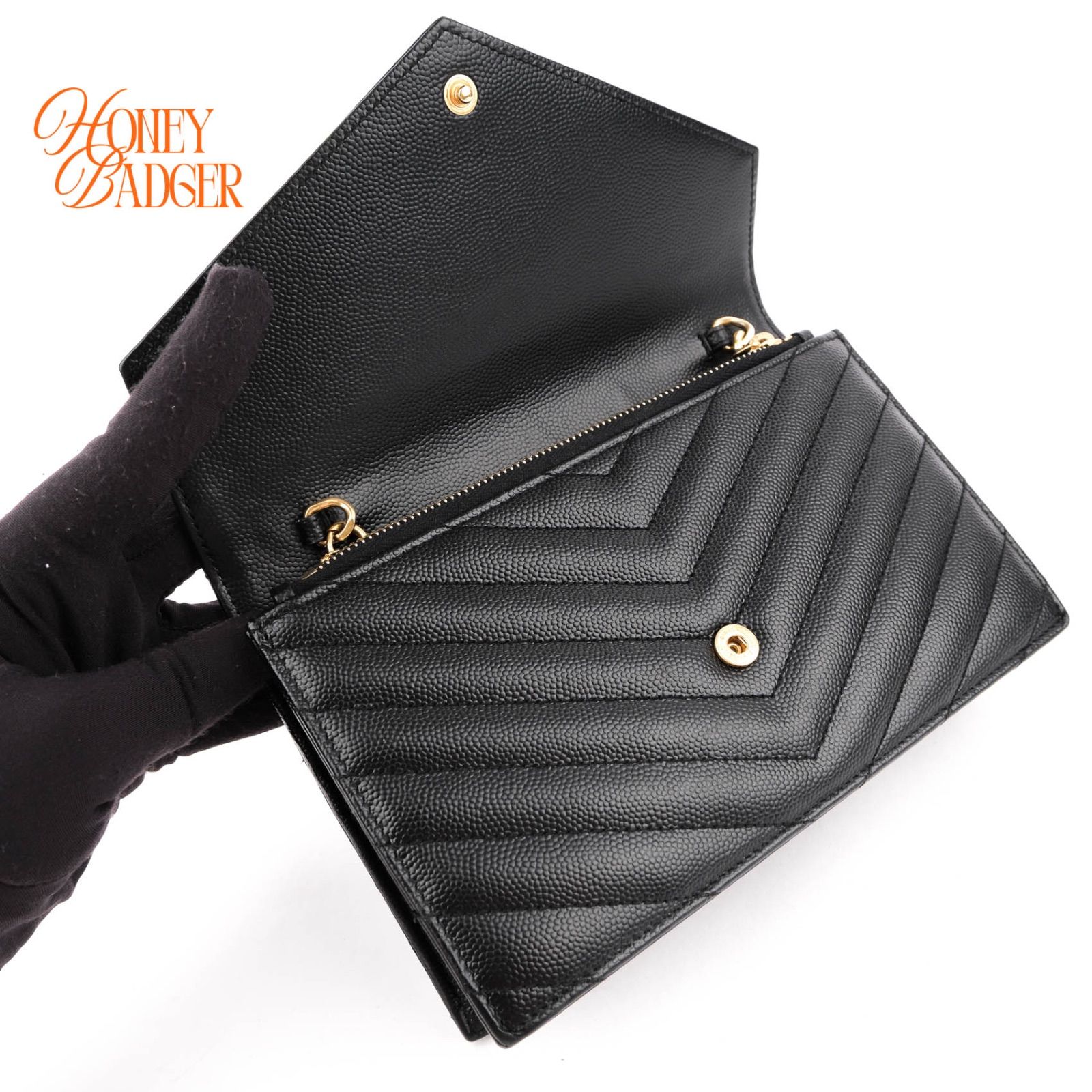 極美品・保護シール付】サンローラン SAINT LAURENT アンヴェロープ 