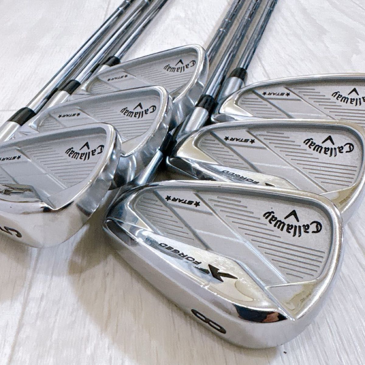 キャロウェイ X FORGED STAR メンズアイアンセット 6本 フレックスS 右利き G-0987