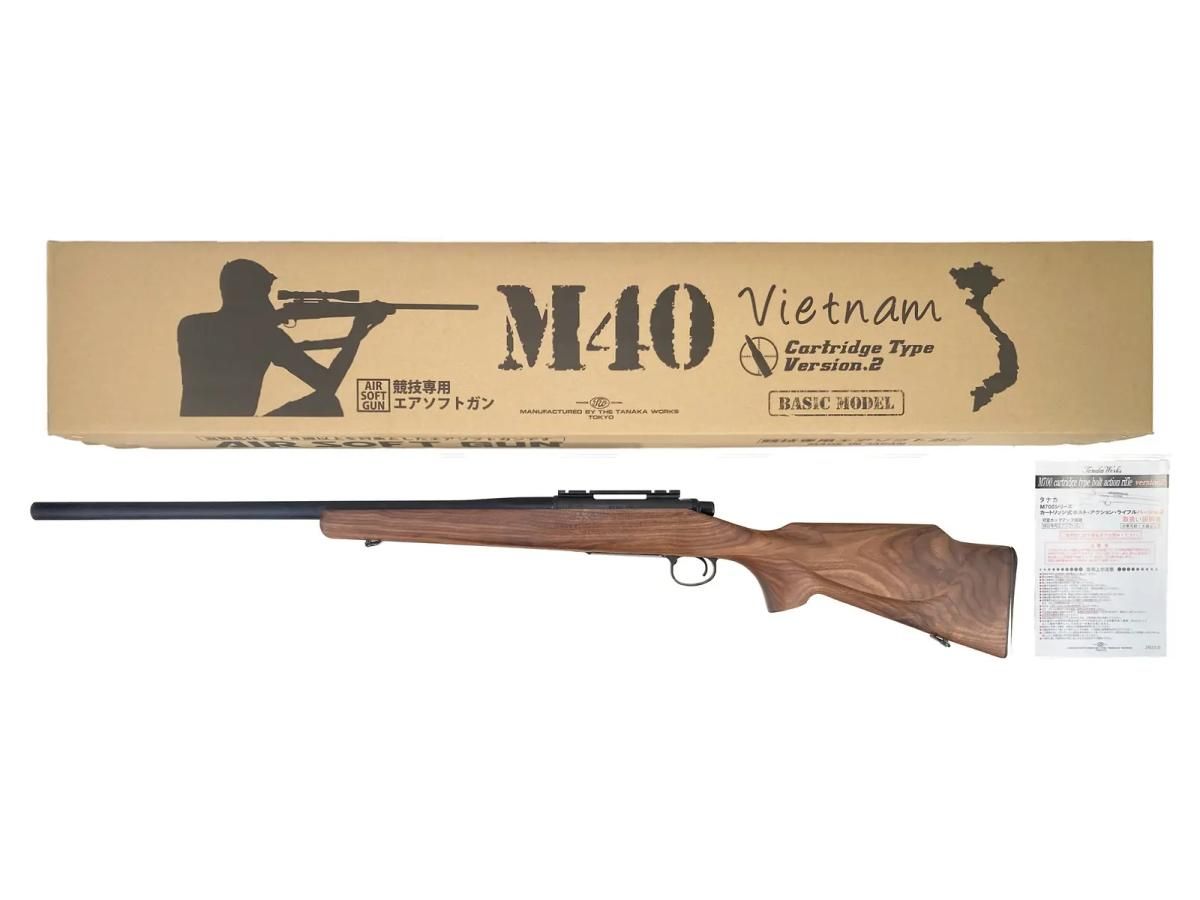 [タナカ] M40 ベトナム ベーシック モデル カートリッジタイプ ver.2 ガスガン 26/07以降ロット (新品トイガン)