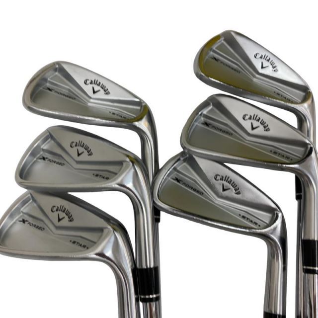 【中古】 キャロウェイ X FORGED STAR(2024) 6S アイアンセット IR NS PRO 950GH neo (フレックスS) メンズ 男性用 右利き 右用 Cランク ゴルフクラブ