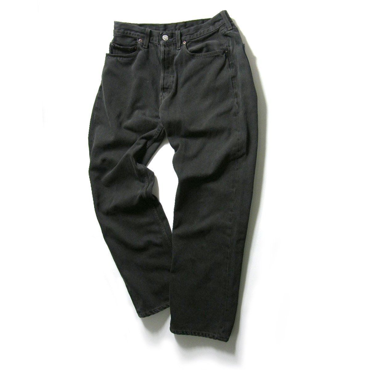 【新品】 THRIFTY LOOK BLACK LEVIS 501 GOOD LENGTH PANTS GARMENT DYE ／ スリフティールック × リーバイス　501 ブラック デニム パンツ ジーンズ ジーパン W32 ｜ オールシーズン