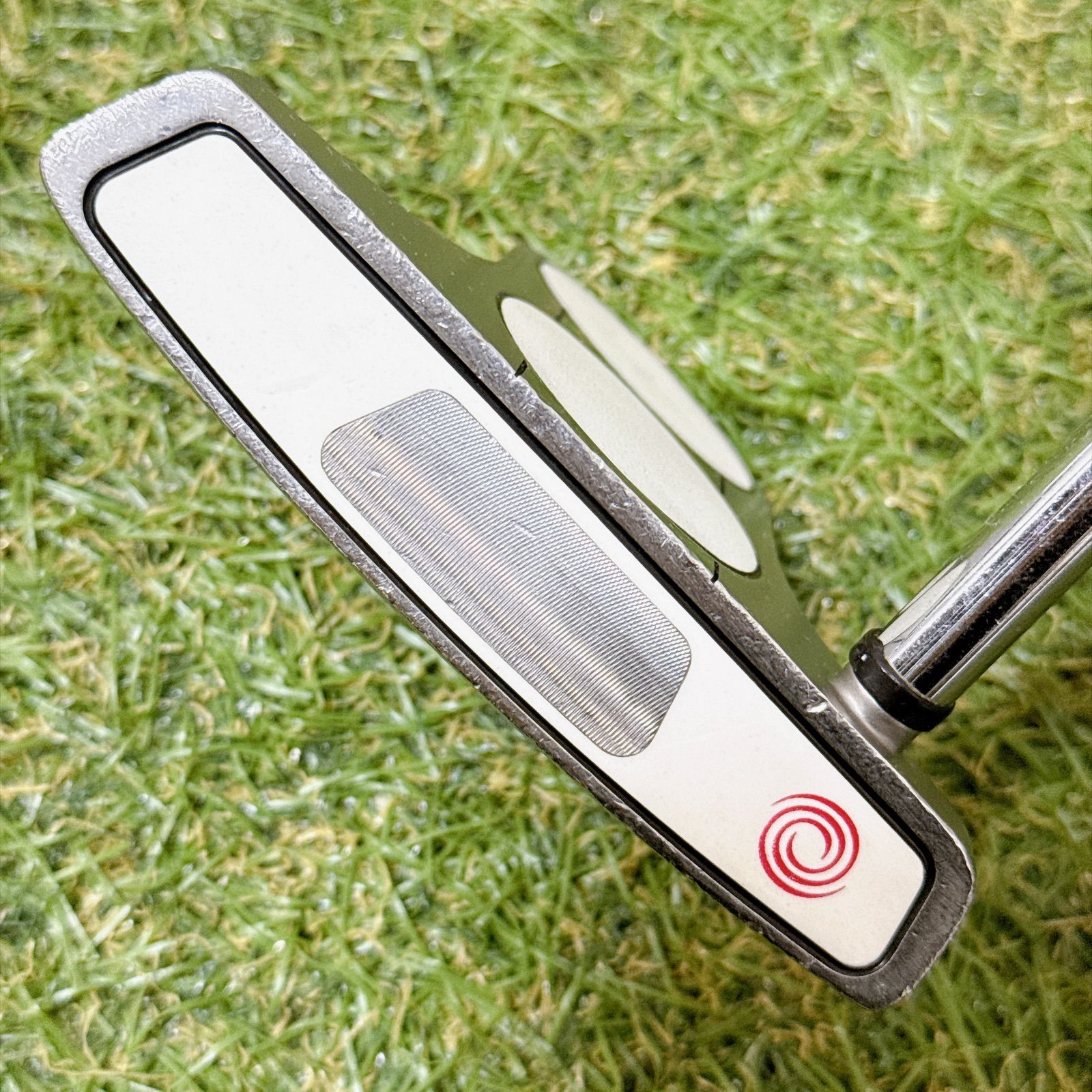 【新品グリップ】オデッセイ ホワイトスチール 2ボール パター 35【K846】 新品グリップ オデッセイ ホワイトスチール 2ボール ブレード ODYSSEY