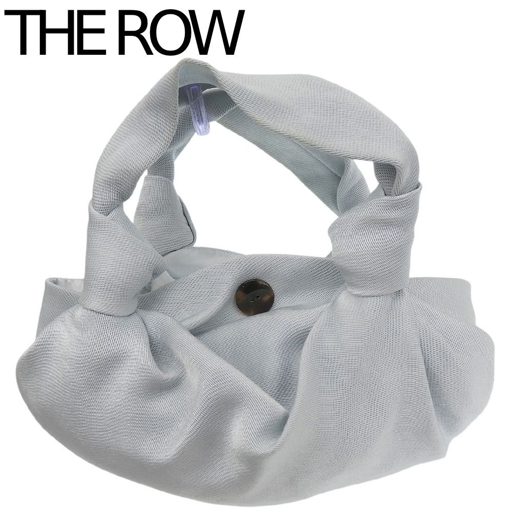 美品 ザ ロウ THE ROW ASCOT TWO アスコット サテン ハンドバッグ ミニ