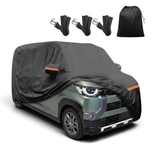 X AUTOHAUX 車カバー ボディカバー 三菱 デリカミニに対応 2023 1枚 防水 軽量 裏起毛 塗装面保護 5層構造 耐強風 UVカットas 39f2d266 6,855円