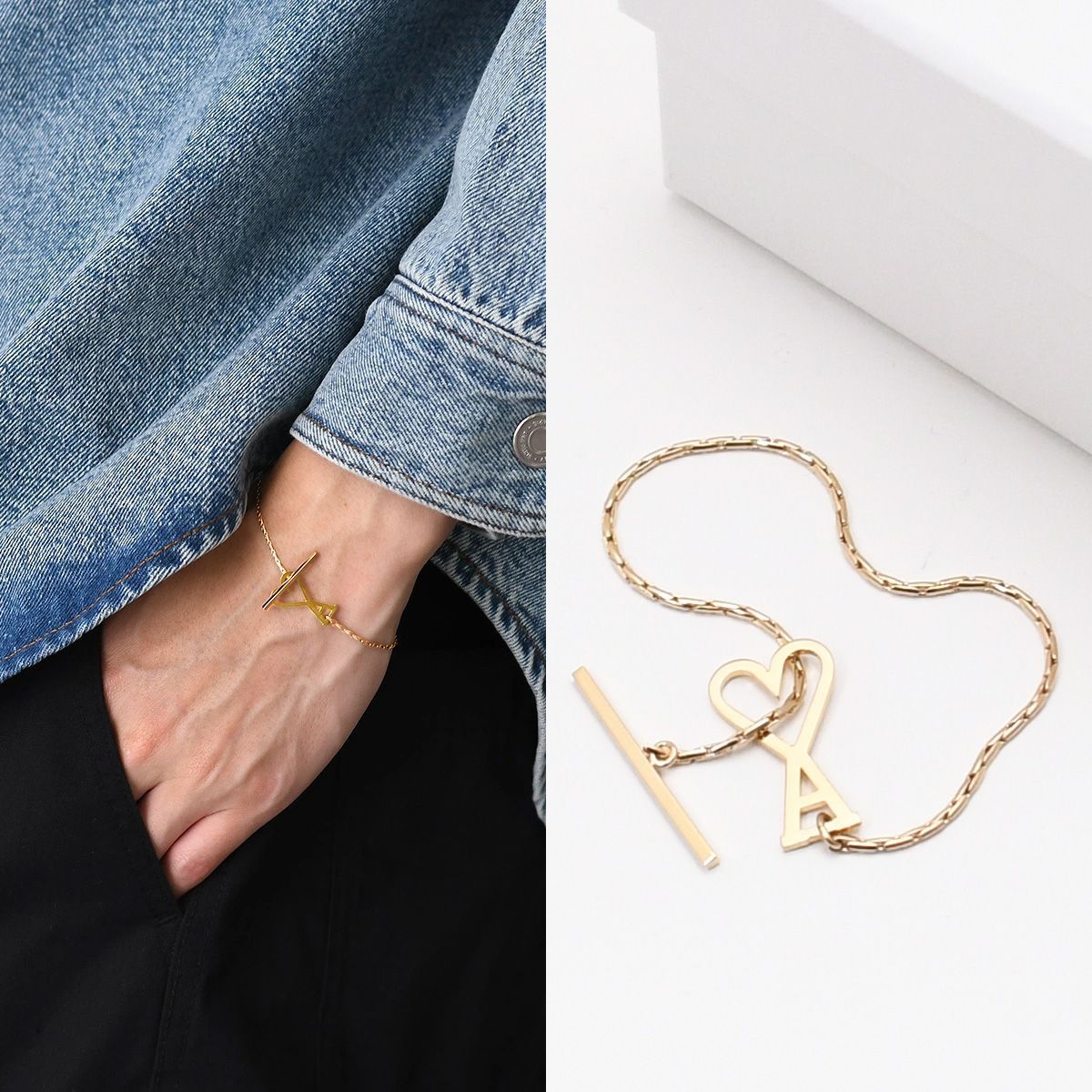 AMI PARIS アミパリス ブレスレット アクセサリー チェーン