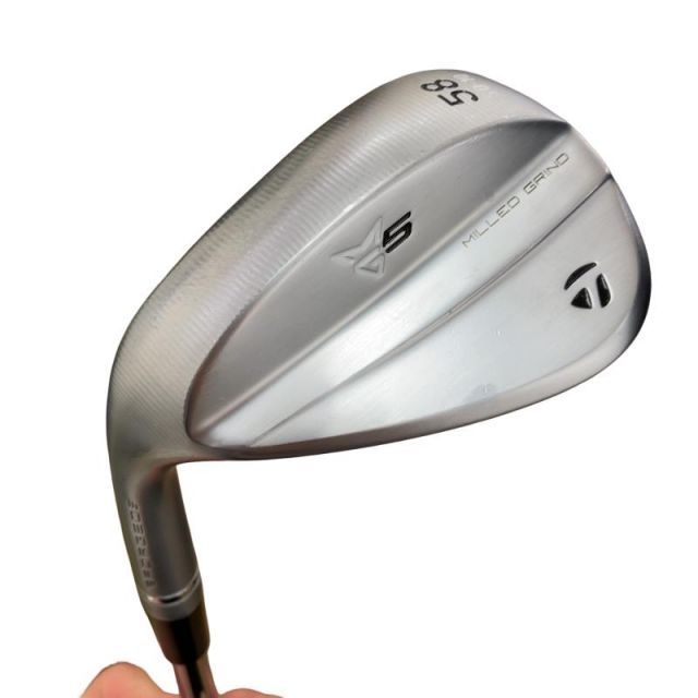 【中古】 テーラーメイド Taylor Made MILLED GRIND 5 58°/10°SB レフティ ウェッジ WG NS PRO MODUS3 TOUR105 (フレックスS) メンズ 男性用 左利き レフティ 左用 Cランク ゴルフクラブ