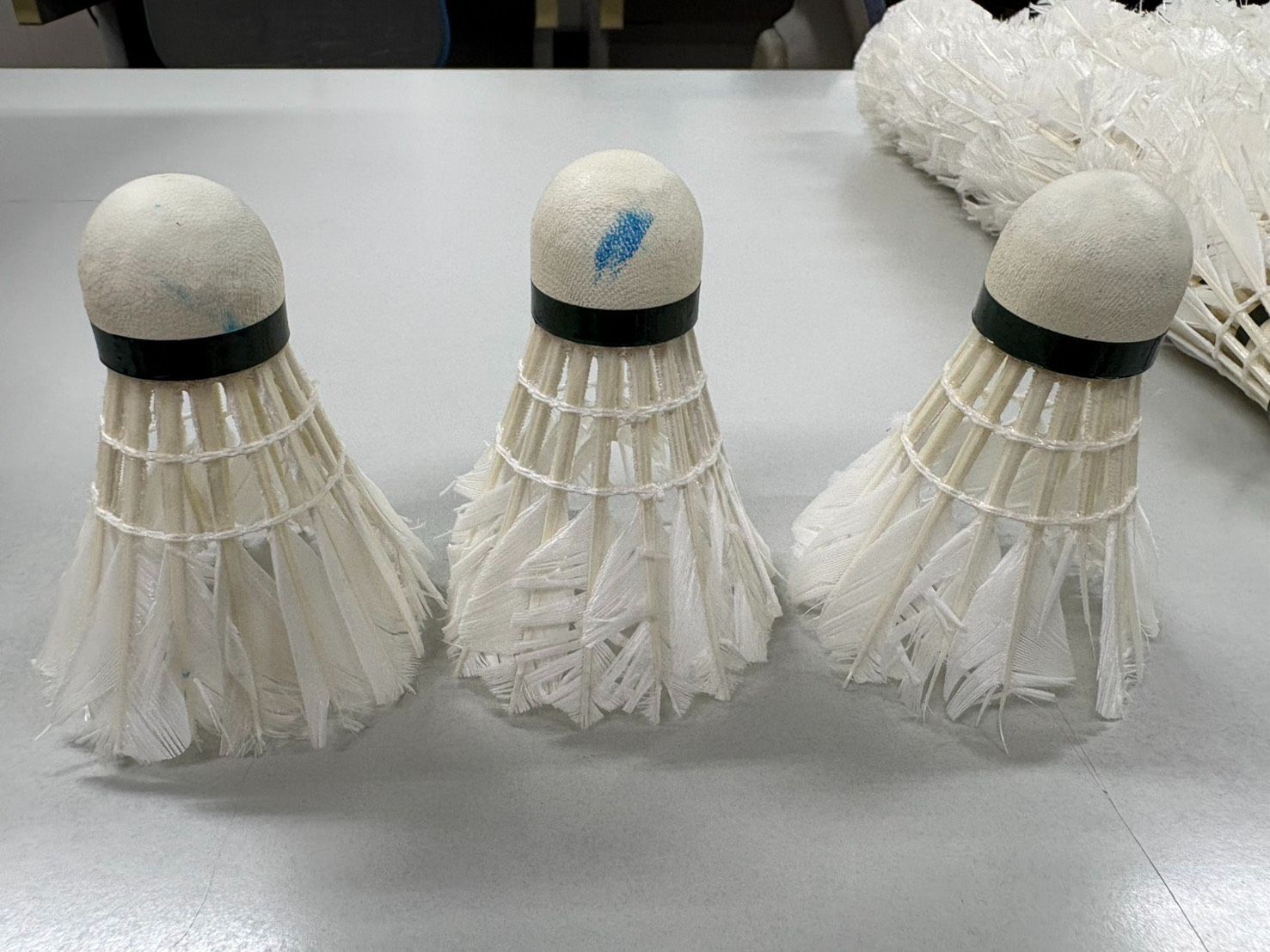 120 balls】Badminton Used Shuttlecocks for Knocking Practice Self