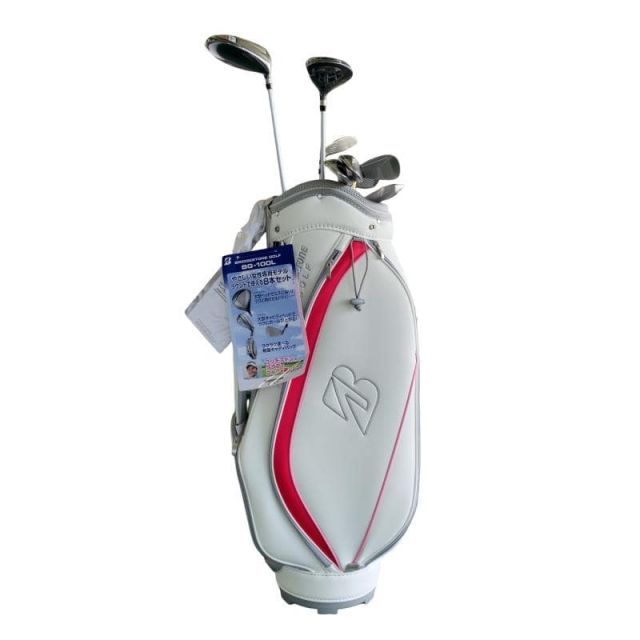 【中古】 ブリヂストン BRIDGESTONE BG-100L 8S レディース(ピンクCB付) ピンク クラブセット CS BG-100Li (フレックスL) レディース 女性用 右利き 右用 Nランク ゴルフクラブ 52,249円