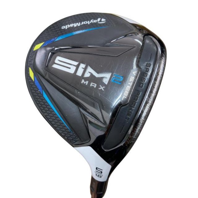 【中古】 テーラーメイド SIM2 MAX 5W フェアウェイウッド FW TENSEI BLUE TM50(SIM2 FW) (フレックスS) メンズ 男性用 右利き 右用 Cランク ゴルフクラブ