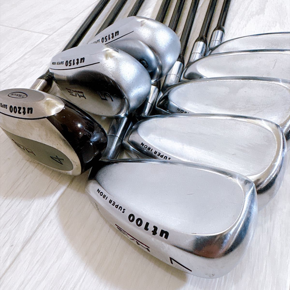 PRGR H/S SUPER IRON プロギア アイアンセット 8本 右利き ut200 ut150 ut100 G-0993 14,600円