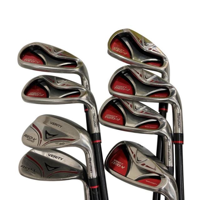 【中古】 マジェスティゴルフ(旧マルマン) Verity RED-V 8S アイアンセット IR Verity RED-V(アイアン) (フレックスR) メンズ 男性用 右利き 右用 Dランク ゴルフクラブ
