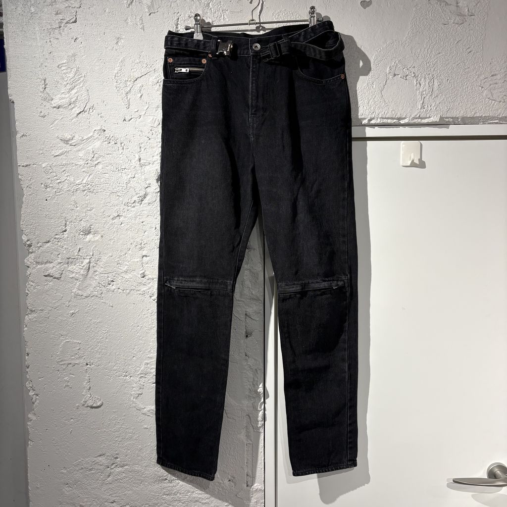sacai サカイ 24SS Belted Denim Pants デニム 24-03354M ブラック size:1【表参道B09】 11,174円