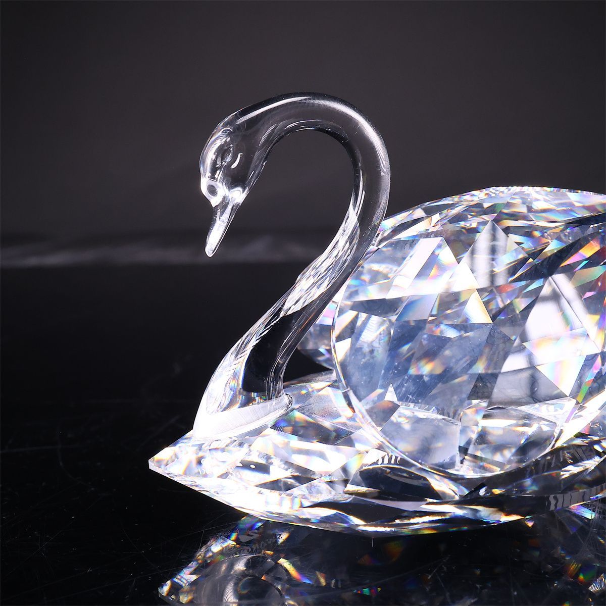【美品】スワロフスキー スワン 白鳥 クリスタルオブジェ 美品】 SWAROVSKI スワロフスキー 白鳥 置物 美品】スワロフスキー