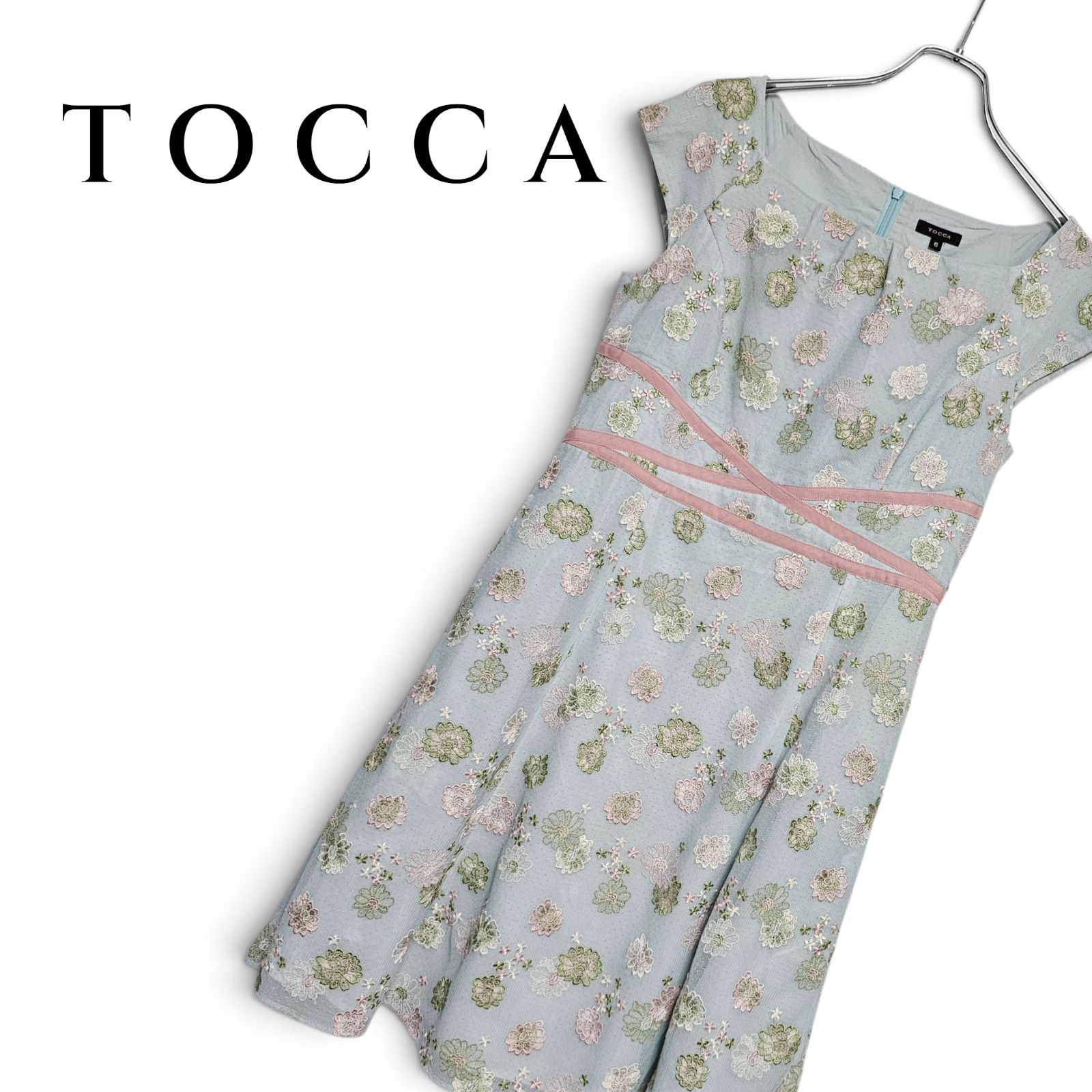 TOCCA トッカ レディース ライトブルー 水色 6 L 相当 フレンチ 