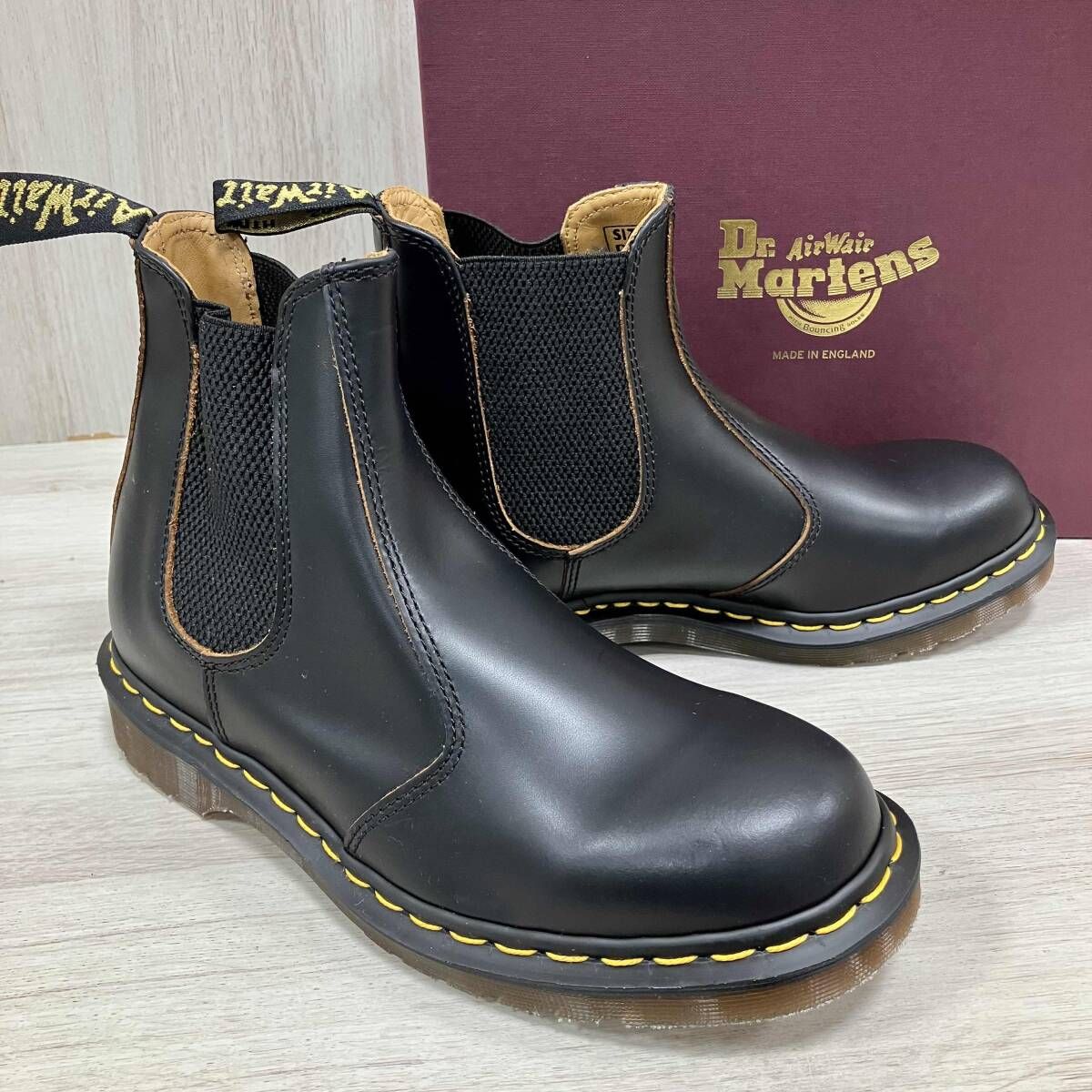 Dr.Martens 2976/その他ブーツ/VINTAGE チェルシー ブーツ 27㎝ 英国製 ドクターマーチン UK8 サイドゴアブーツ