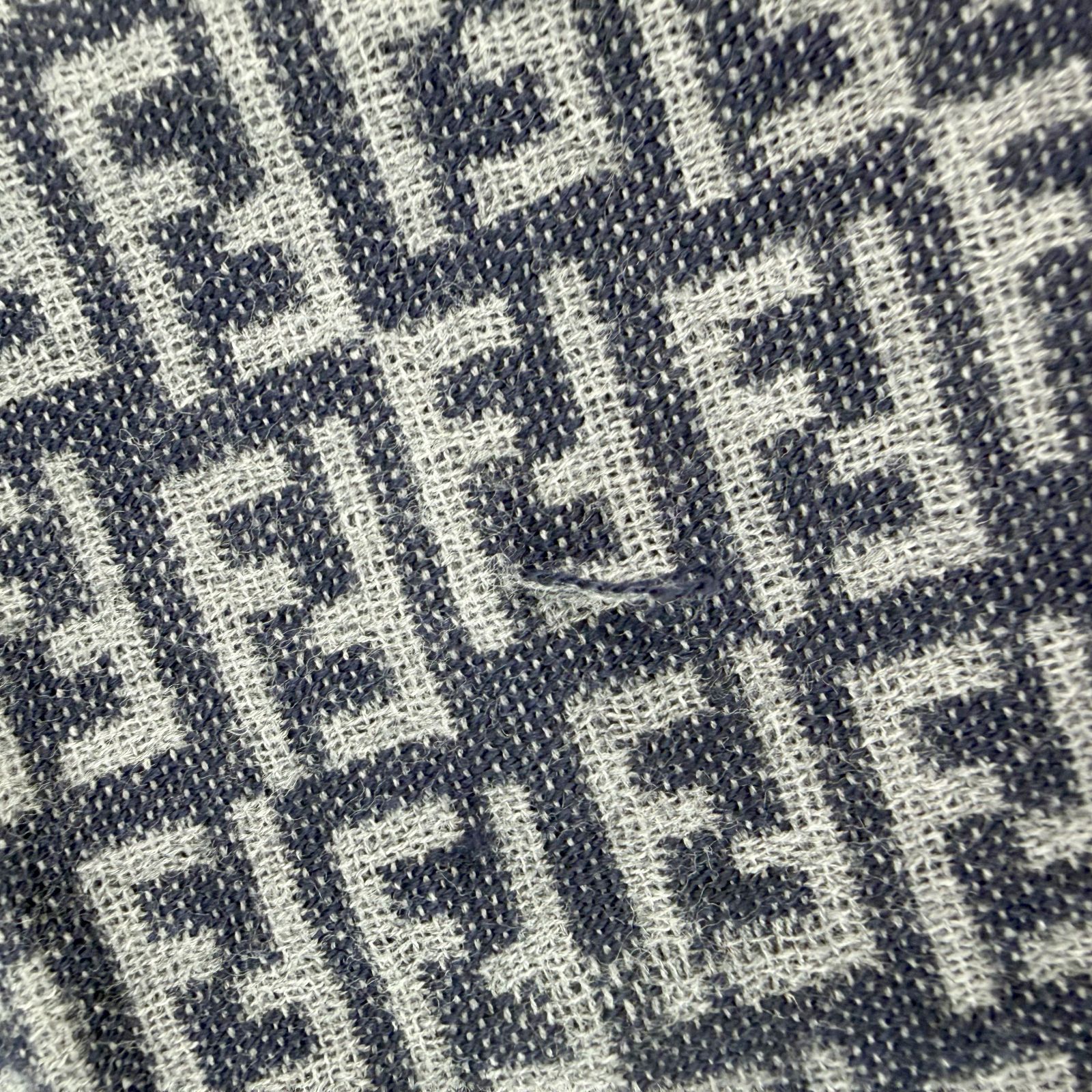 中古】FENDI フェンディ ズッカ FFモノグラム リバーシブル マフラー