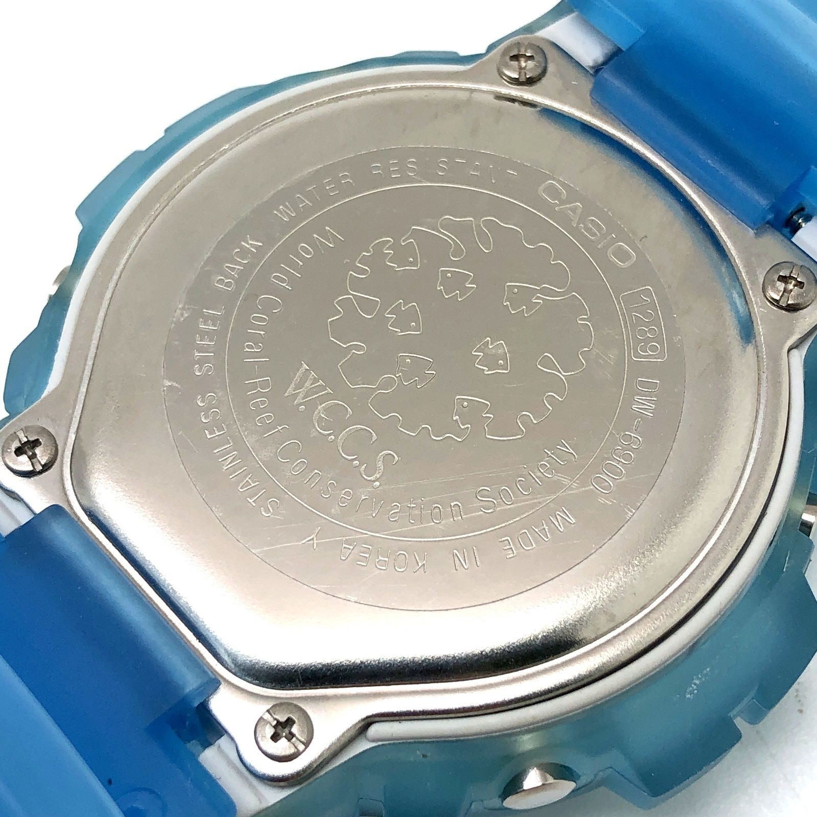 G-SHOCK WCCS ヘリオポーラブルー G-SHOCK ジーショック DW-6900WC-2BT WCCS 世界サンゴ礁保護協会