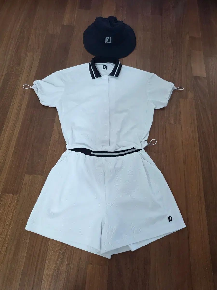 FootJoy フットジョイ ゴルフ 半袖 オールインワン + 帽子 セット