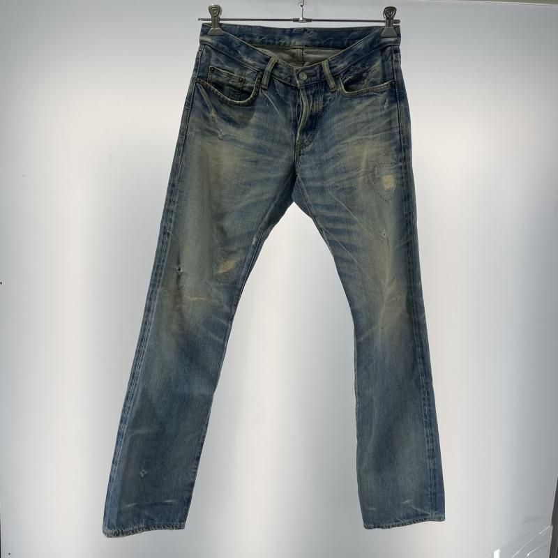 【中古】HYSTERIC GLAMOUR スタッズデニムパンツ インディゴ 0201AP12 サイズ30[19]