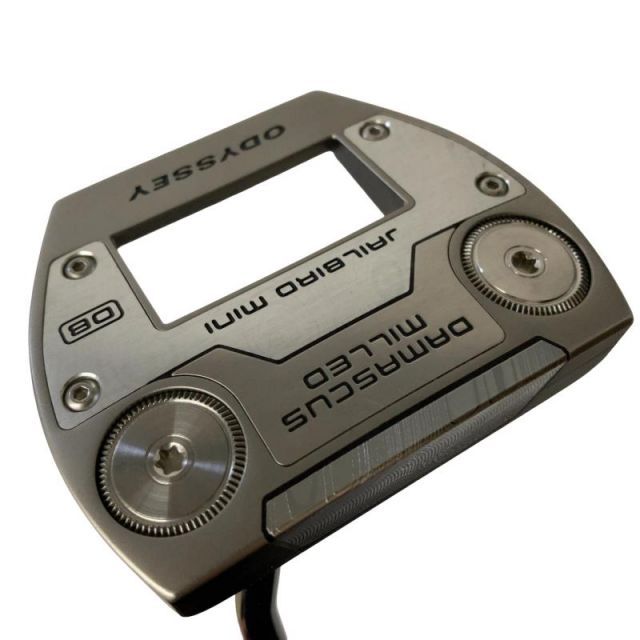 【中古】 オデッセイ DAMASCUS MILLED JAILBIRD MINI DB 34インチ パター PT STROKE LAB 90 スチール (フレックスその他) メンズ 男性用 右利き 右用 Bランク ゴルフクラブ