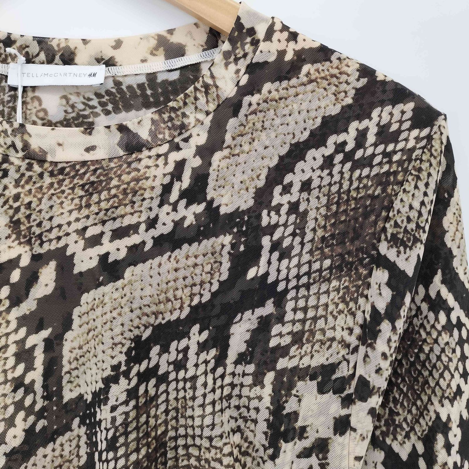 ステラマッカートニー STELLA McCARTNEY スネークスキンプリント
