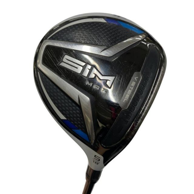 【中古】 テーラーメイド SIM MAX 5W フェアウェイウッド FW TENSEI BLUE TM50(FW) (フレックスS) メンズ 男性用 右利き 右用 Cランク ゴルフクラブ