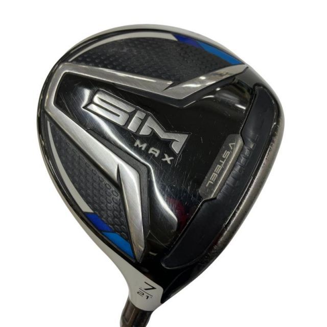 【中古】 テーラーメイド SIM MAX 7W フェアウェイウッド FW TENSEI BLUE TM50(FW) (フレックスS) メンズ 男性用 右利き 右用 Cランク ゴルフクラブ