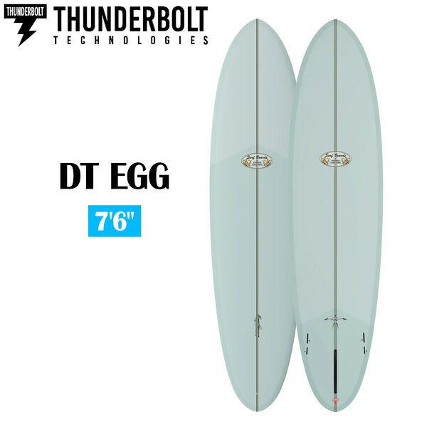 【予約】 サンダーボルト ドナルドタカヤマ DTエッグ THUNDERBOLT DONALD TAKAYAMA DT EGG DT.BLUE 7’6 2(FCS2 BOX)+1 REDコンストラクション EPS サーフボード