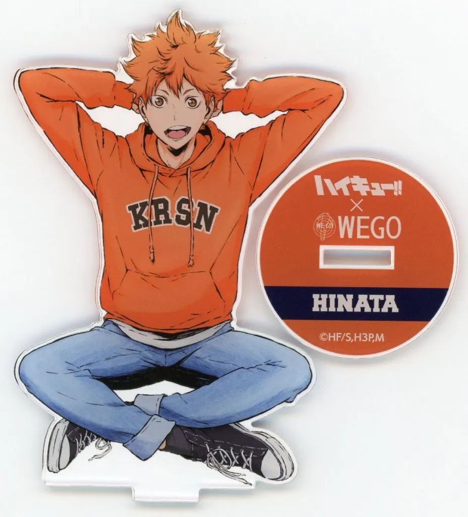 【中古】アクリルスタンド・アクリルパネル 日向翔陽 描き下ろしアクリルスタンド 「ハイキュー!! × WEGO」