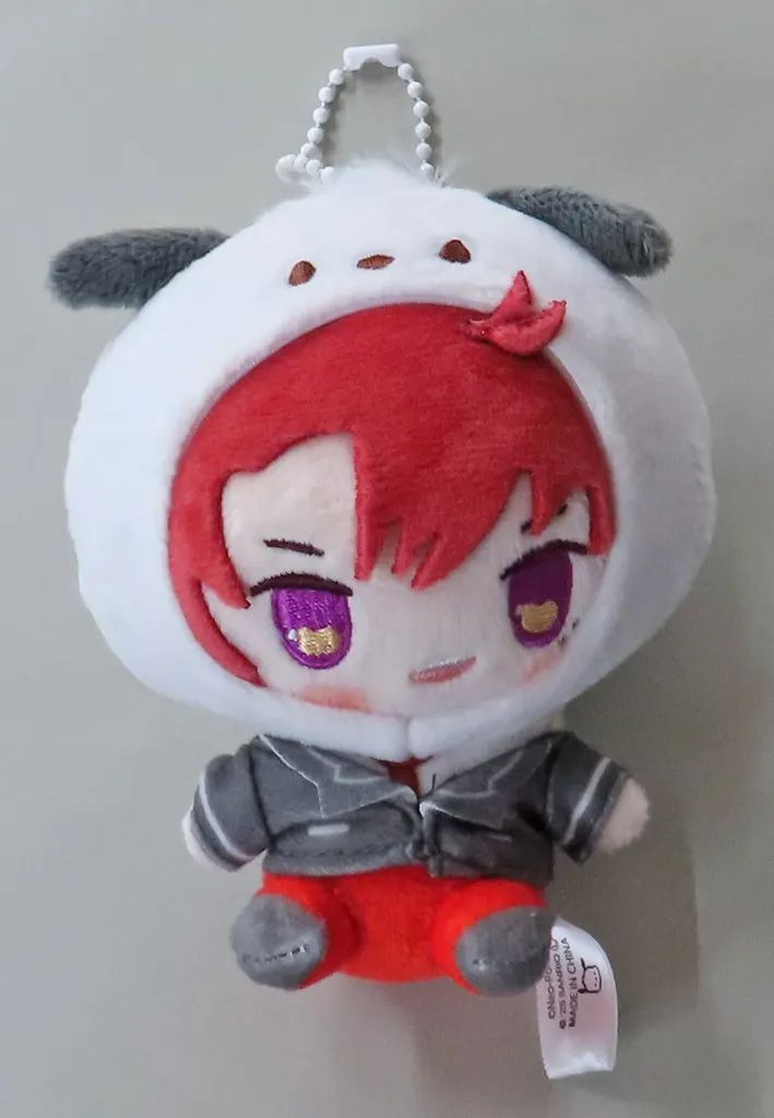 【中古】ぬいぐるみマスコット・ぬいぐるみバッジ 柊ツルギ×ポチャッコ ぬいぐるみキーホルダー 「バーチャルYouTuber Neo-Porte×Sanrio characters×ドン・キホーテ」
