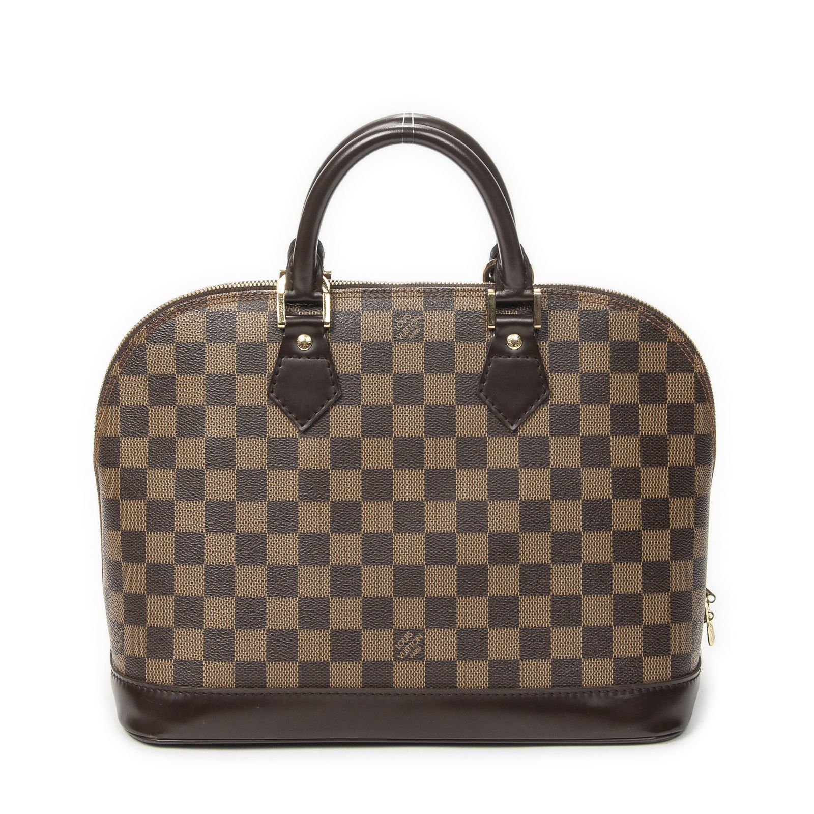 [中古] LOUIS VUITTON ルイヴィトンアルマ茶色ダミエ エベヌA