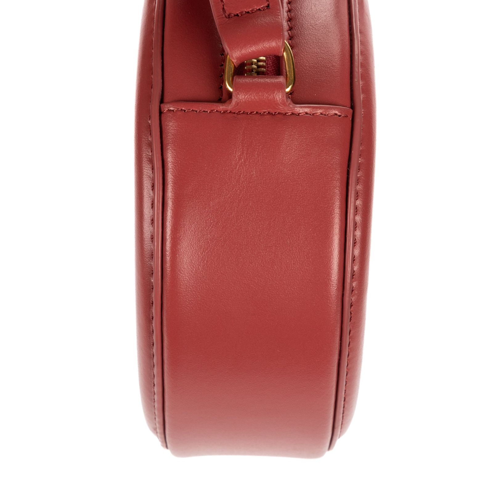 チュウコ] CELINE セリーヌOval triompheばら色カーフスキン皮革N