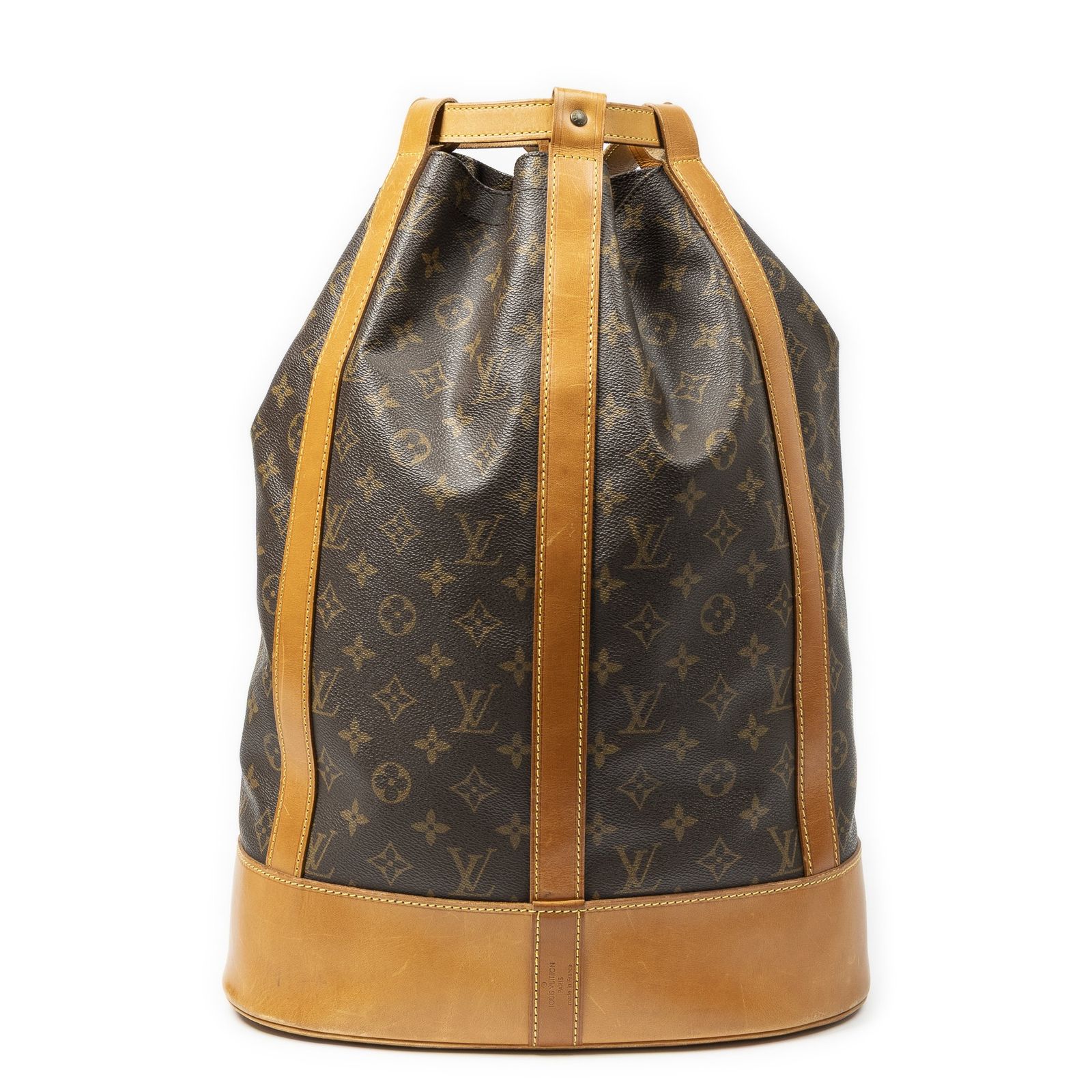 [中古] LOUIS VUITTON ルイヴィトンランドニー茶色モノグラムキャンバスAB