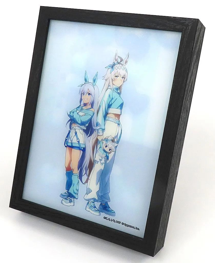 ウマ娘　シンデレラグレイ　光るアートパネル　オグリキャップ　タマモクロス 中古】置物・装飾品 オグリキャップ＆タマモクロス(風船) 光るアート