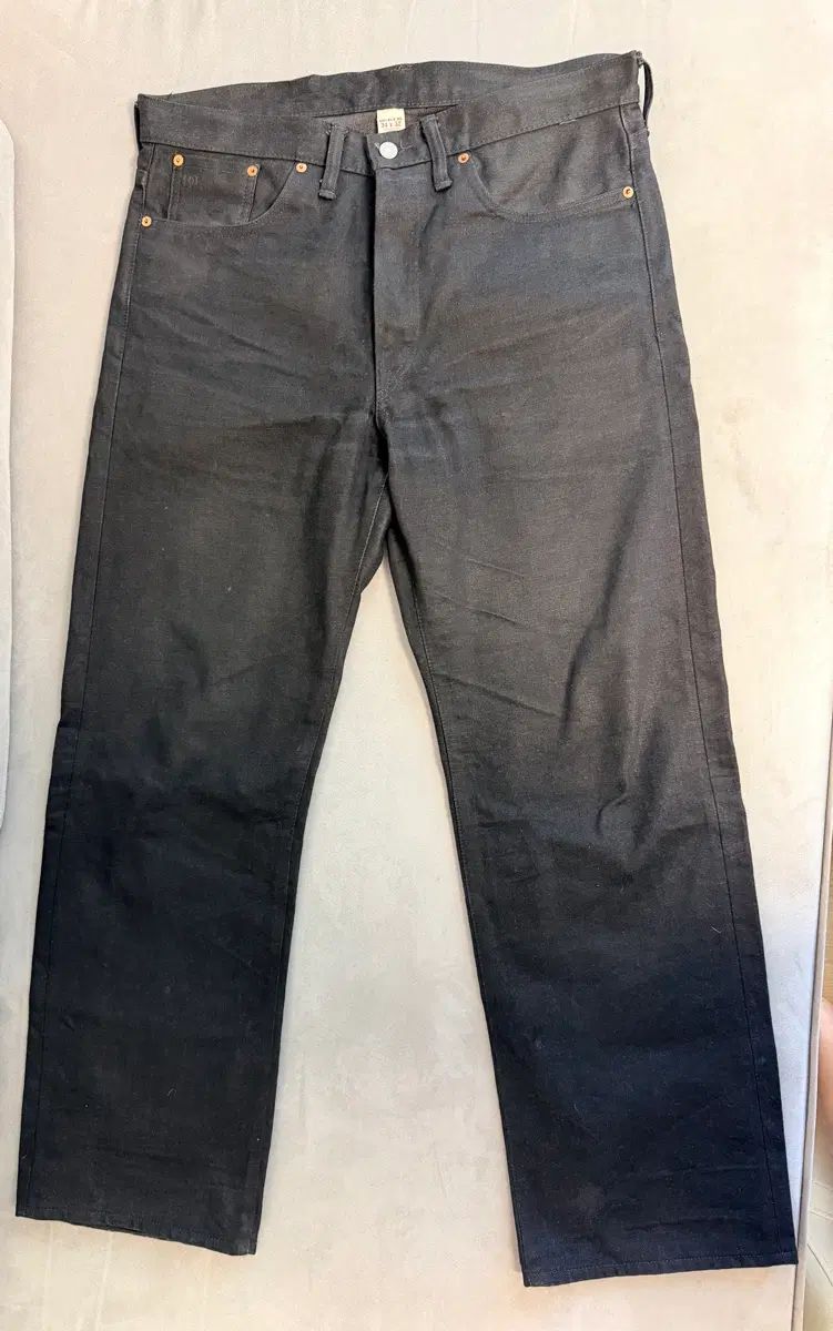 RRL(ダブルアールエル) ヴィンテージ 5ポケット (ビンパポ) ブラックオンブラック 34x32