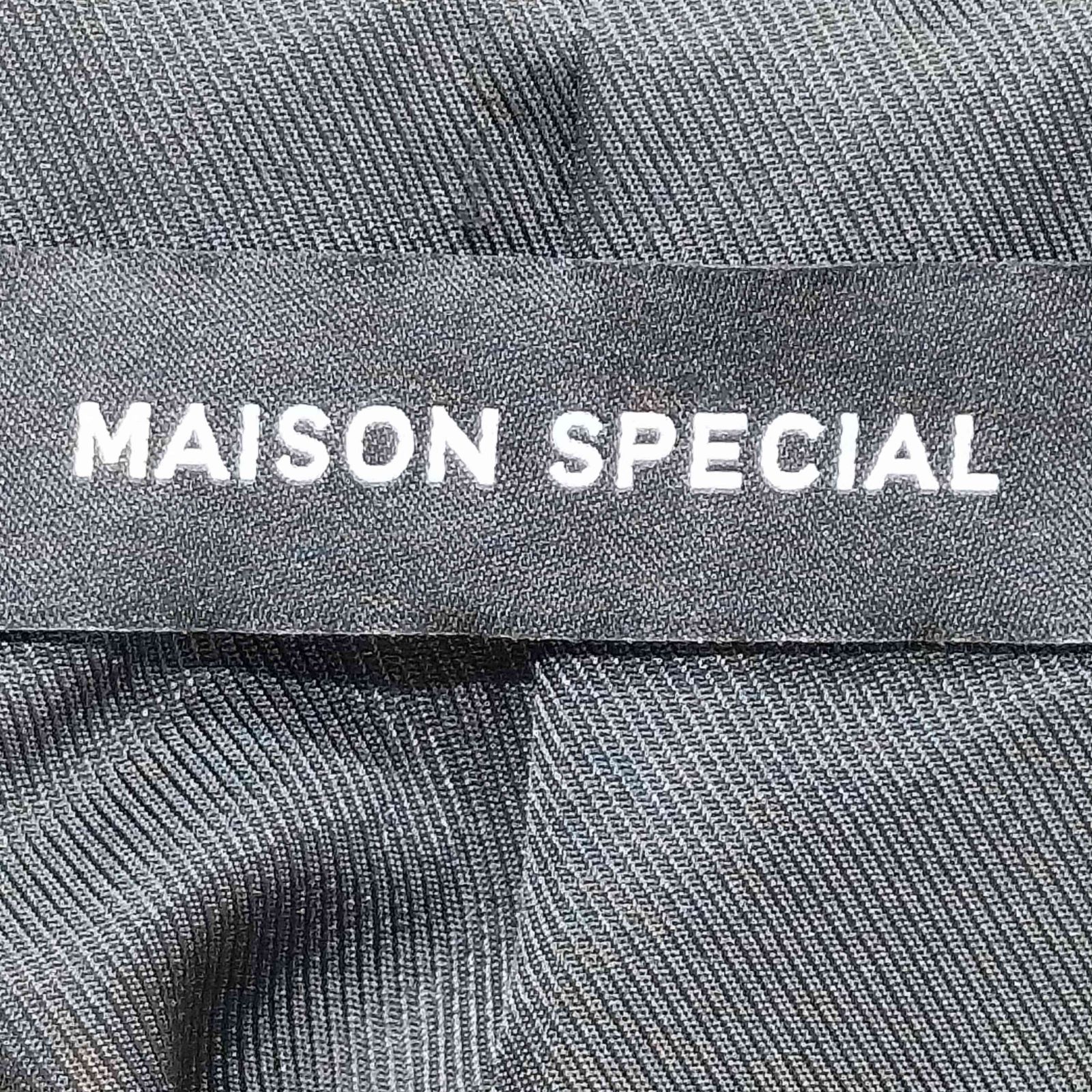 メゾンスペシャル MAISON SPECIAL ヘリンボーンケープコートステン
