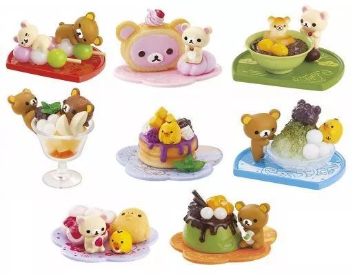 【中古】トレーディングフィギュア 全8種セット 「リラックマ おもてなし和スイーツ」