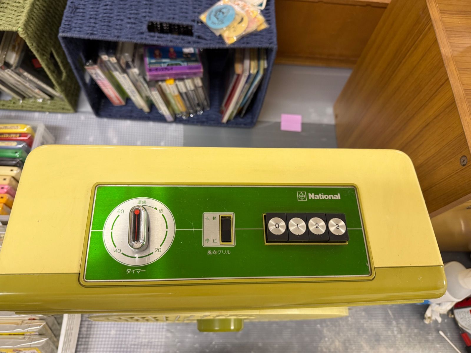 動作品 National ルームファン F-30Q1K 風向回転OK - メルカリ