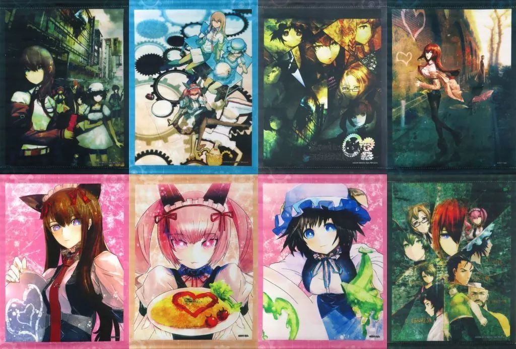 【中古】タペストリー 全8種セット B4タペストリー 「モバガチャ STEINS;GATE -シュタインズゲート」 スーパーレア賞