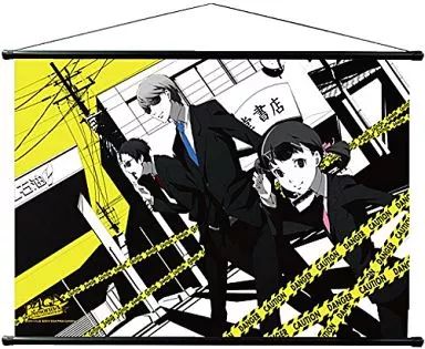 【中古】タペストリー 鳴上悠＆堂島菜々子＆足立透 B2タペストリー 「ペルソナ4 ザ・ゴールデン」