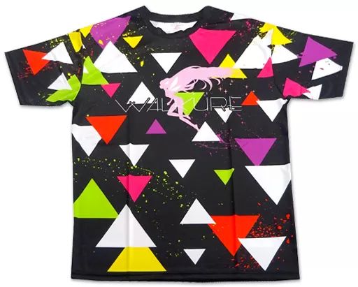 【中古】Tシャツ(キャラクター) ワルキューレ ワルキューレライブ2017 ユニホーム風Tシャツ ブラック Mサイズ 「マクロスΔ」 ROCK IN JAPAN FESTIVAL 2017グッズ