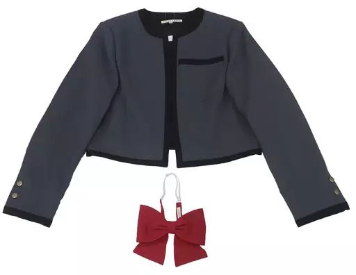 【中古】衣類 聖翔音楽学園制服 冬服ジャケットセット グレー レディースXXLサイズ 「少女☆歌劇 レヴュースタァライト」