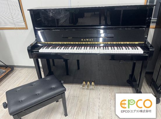 ★88199【アップライトピアノ】KAWAI　AT220　消音機能付き 200,000円