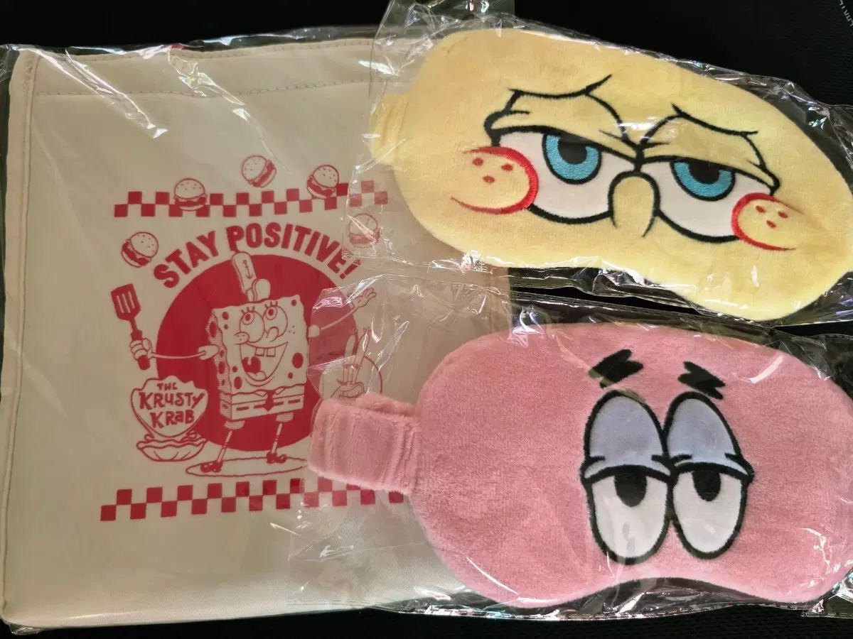 スポンジボブ 保冷バッグ+睡眠 アイマスク