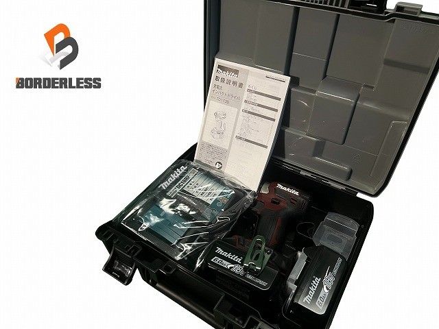 ☆未使用品☆makita マキタ 18V 充電式インパクトドライバー TD173DGXAR 赤/オーセンティックレッド フルセット133458