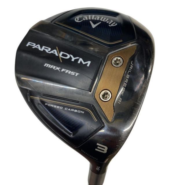 【中古】 キャロウェイ PARADYM MAX FAST 3W フェアウェイウッド FW SPEEDER NX 40 for CW(PARADYM FW) (フレックスSR) メンズ 男性用 右利き 右用 Cランク ゴルフクラブ