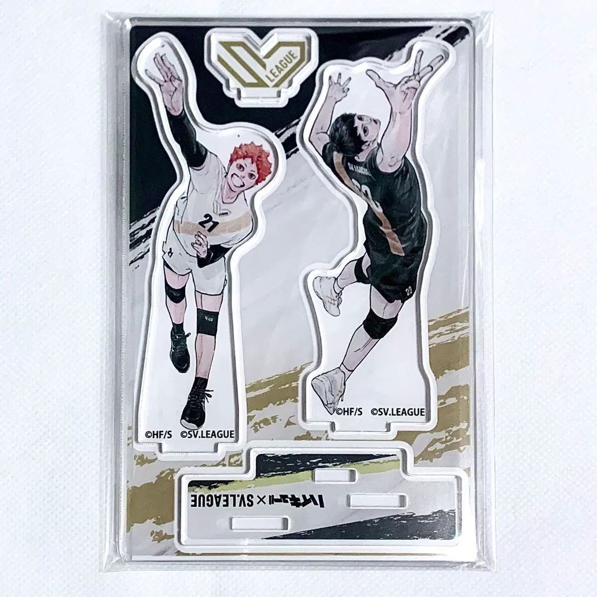 ハイキュー)原画)コラボ)アクリル) 影山 日向 SV リー ジオラマ
