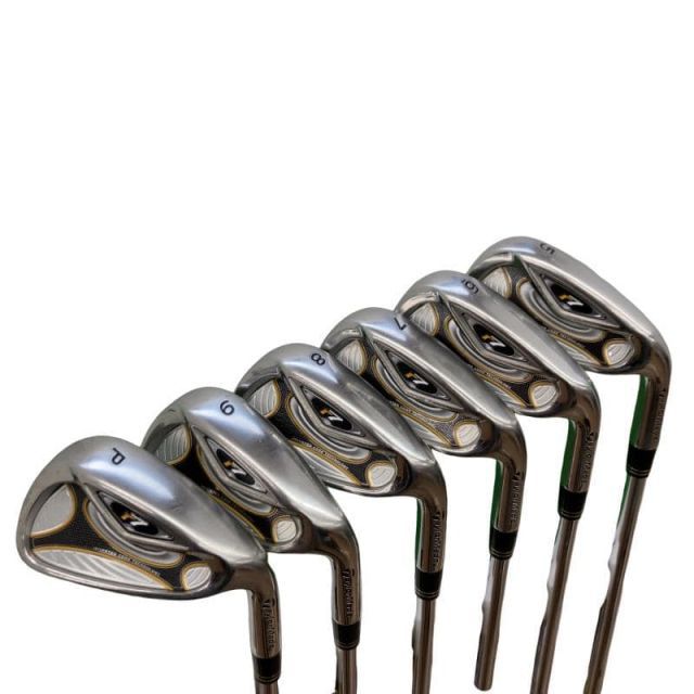 【中古】 テーラーメイド r7 IRON 6S アイアンセット IR GS 75 (フレックスS) メンズ 男性用 右利き 右用 Cランク ゴルフクラブ