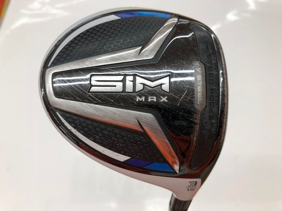 テーラーメイド SIM MAX 15度 TENSEI BLUE TM50 Rフレックス フェアウェイウッド 中古 ゴルフドゥ!吹上店【最短即日発送】