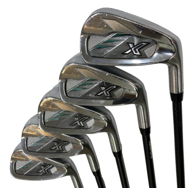 【中古】 ダンロップ XXIO(2022) eks 5S アイアンセット IR Miyazaki AX-2(IR) (フレックスS) メンズ 男性用 右利き 右用 Dランク ゴルフクラブ